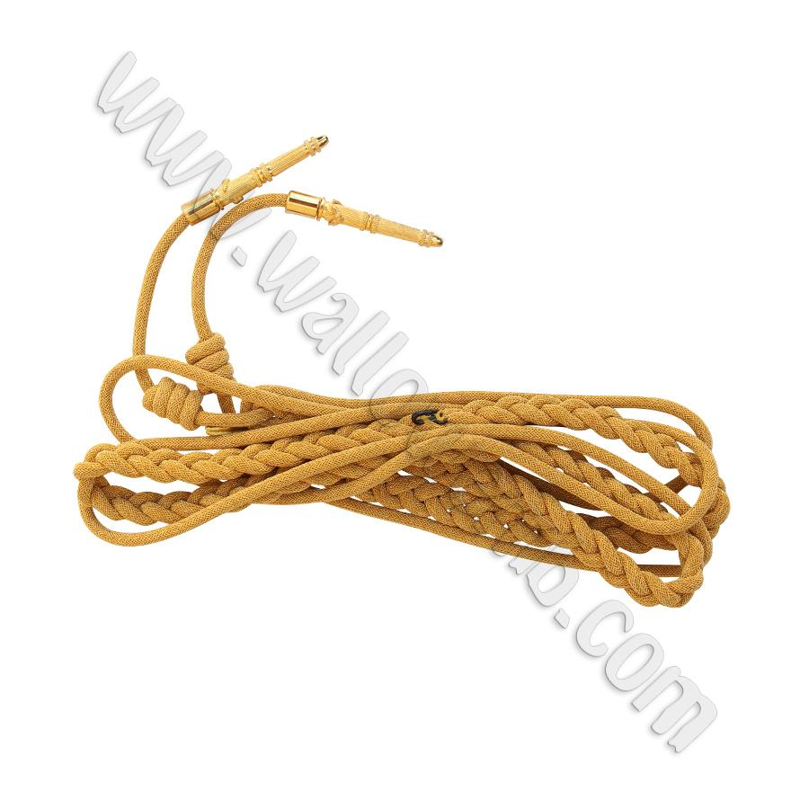 Unisex Custom-Made Camouflage Uniform Accessories US Ceremonial Gold Thread Aiguillettes Braided Personal Defense Equipment