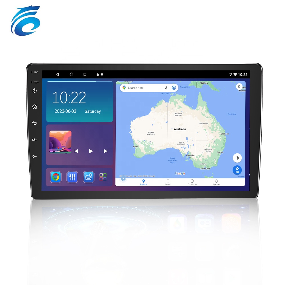 Новейший HD сенсорный экран двойной 2din магнитола Android Navi GPS WiFi Carplay 2-64 Гб
