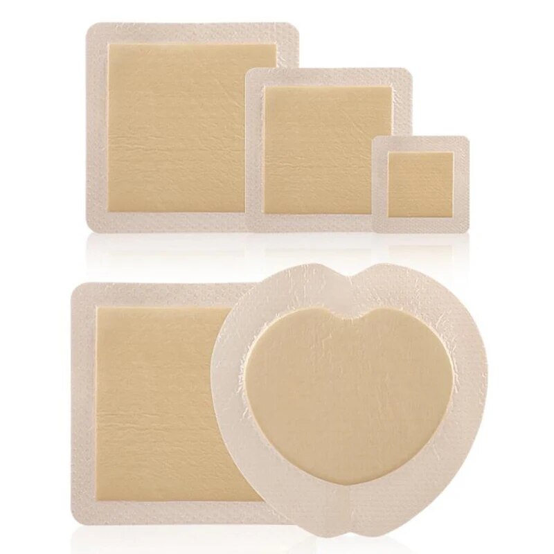 Phmb Trauma Super Absorbent Self-adhesive Wound Dressings Adhesive Care Silicone Foam Waterproof Hydrogel Sterile Wound Dressing
