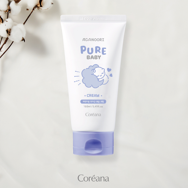 Coreana, изготовленный в Корее, не раздражающий, увлажняющий, натуральный, не липкий чистый Детский Крем 5,41 fl.oz