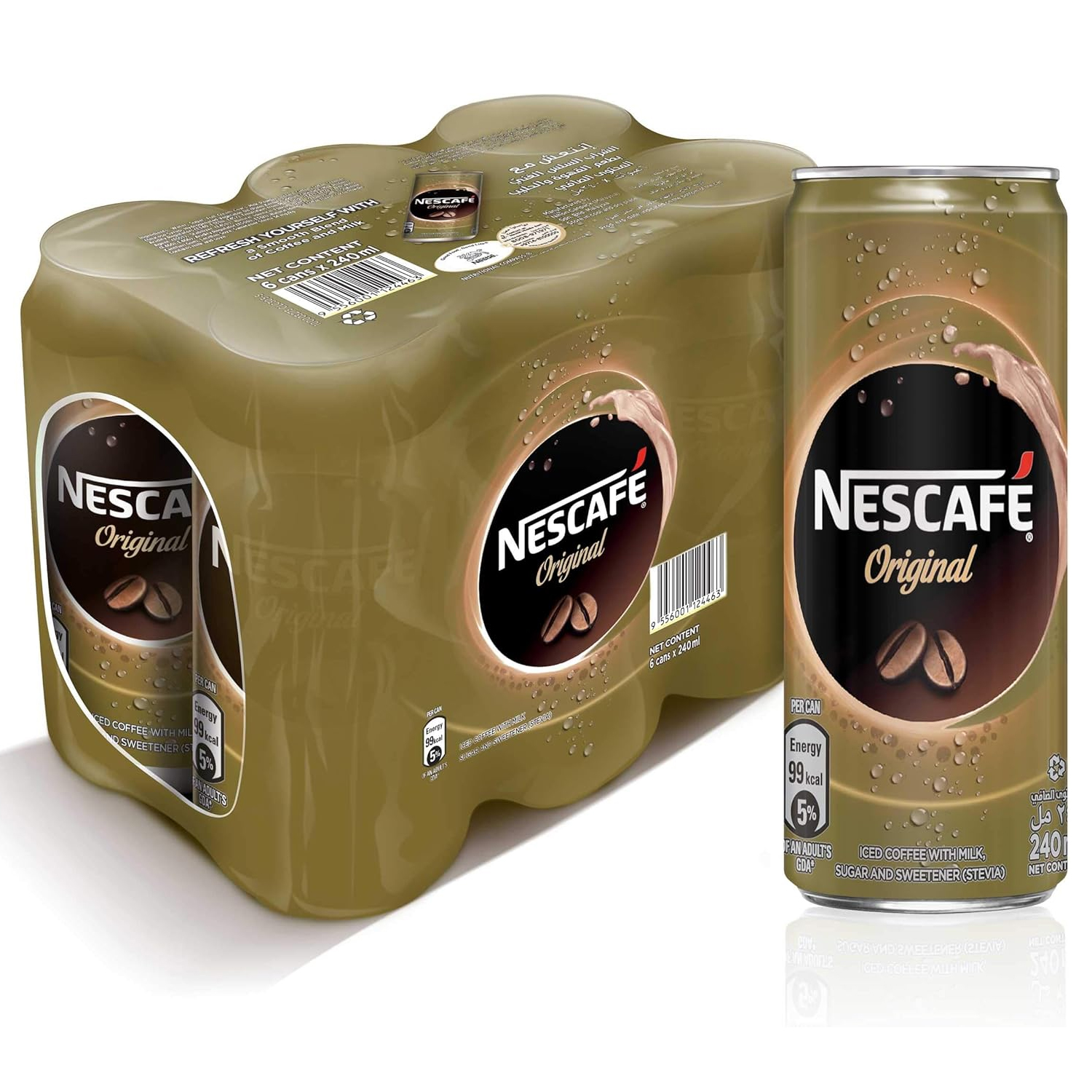 N E S C A F E Can Original 240ml Popular Ready to Drink Coffee Medium Dark Roast Authorized Distributor Wholesale Bulk Pricing