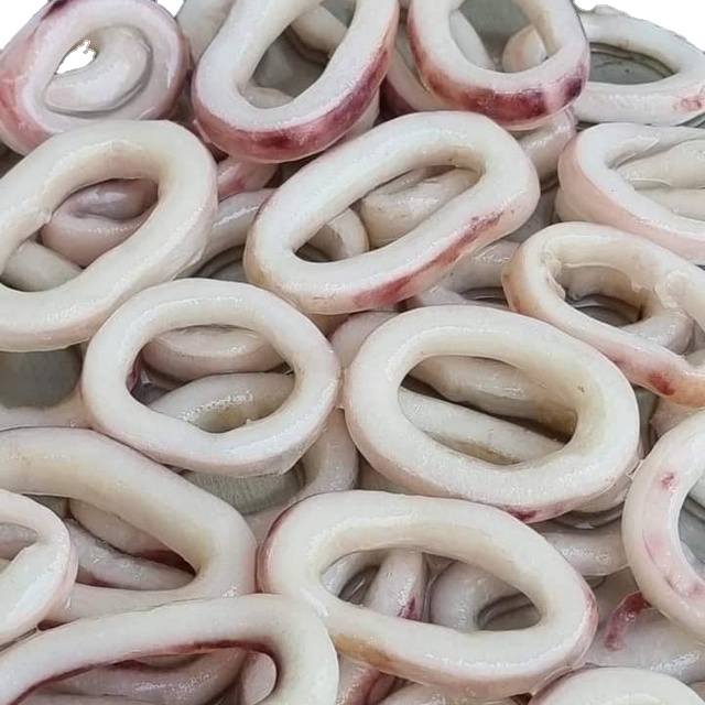 Замороженный кальмар, хрустящее мясо нарезано в стаканы, используя свежий кальмар, только захват с пирса до того, как разрезать прилагаемый Размер 1 кг