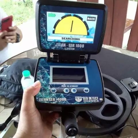 Good Condition Outdoor GER Detect Titan 1000 Metal Detector 3D 5 Multi Systems Multi Systems Deep Geolocator for Gold N4