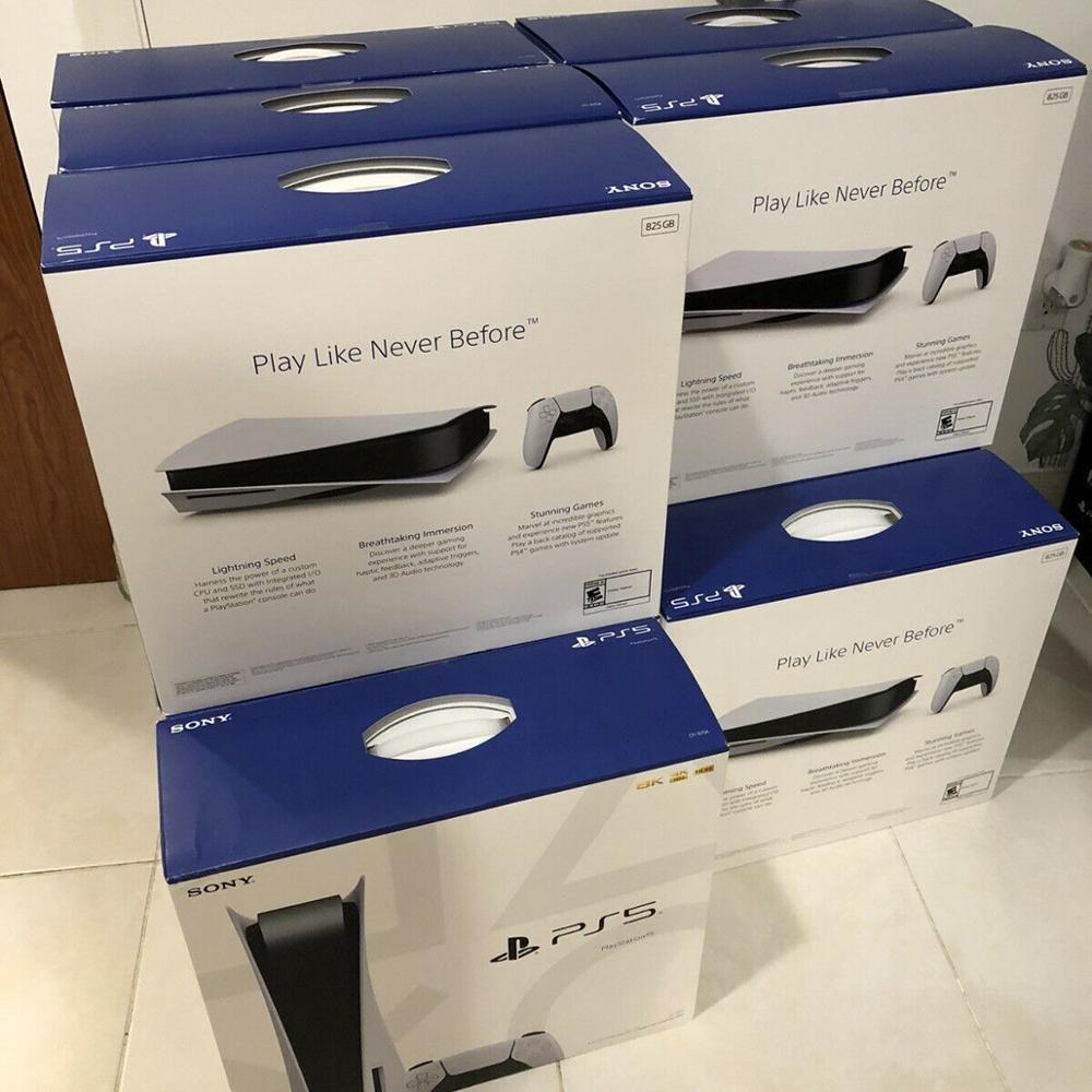 Бесплатная доставка Sony Plation 5 для PS5 ps5 / PS4 PRO 1TB-гарантия + 10 игр и 2 контроллера,-