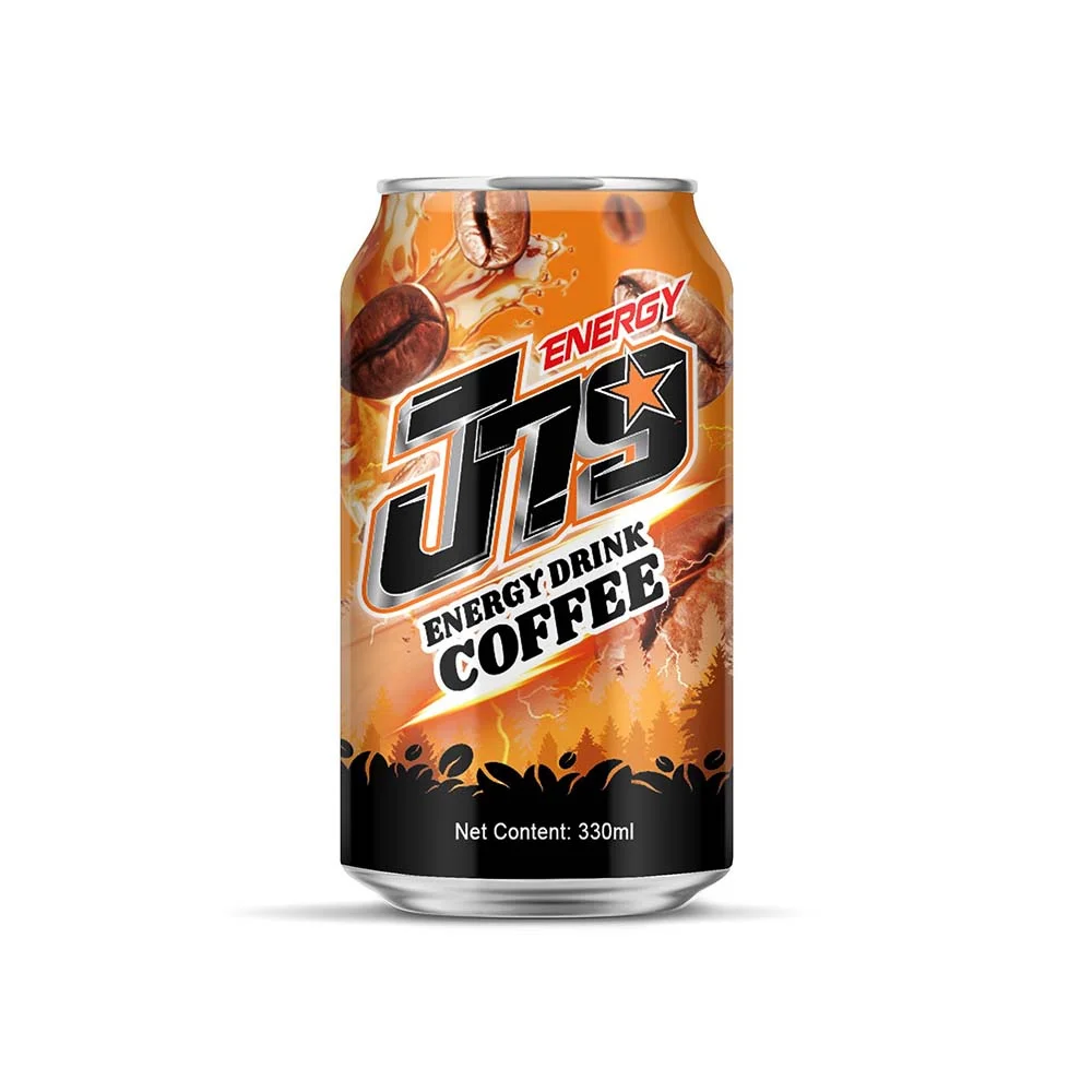 Ready to Ship Energy Drink Made in Vietnam 330ml Coffee Fusion Soft Drink ,Free Sample Beverage Manufacture Private Label OEM