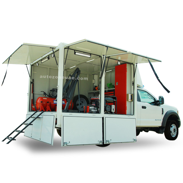 High Quality Used Mobile Workshop Truck Diesel Fuel Manual & Automatic Transmission Options