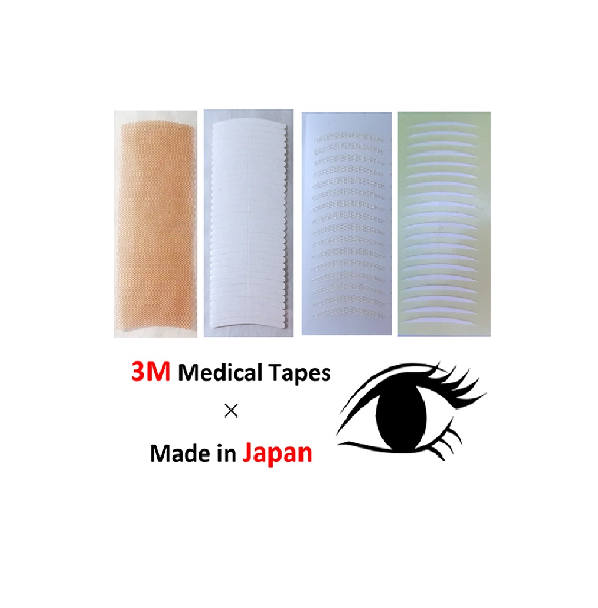 Japanese Medical Double Sided Eyelid Super Wigs Adhesive Tape For Nail