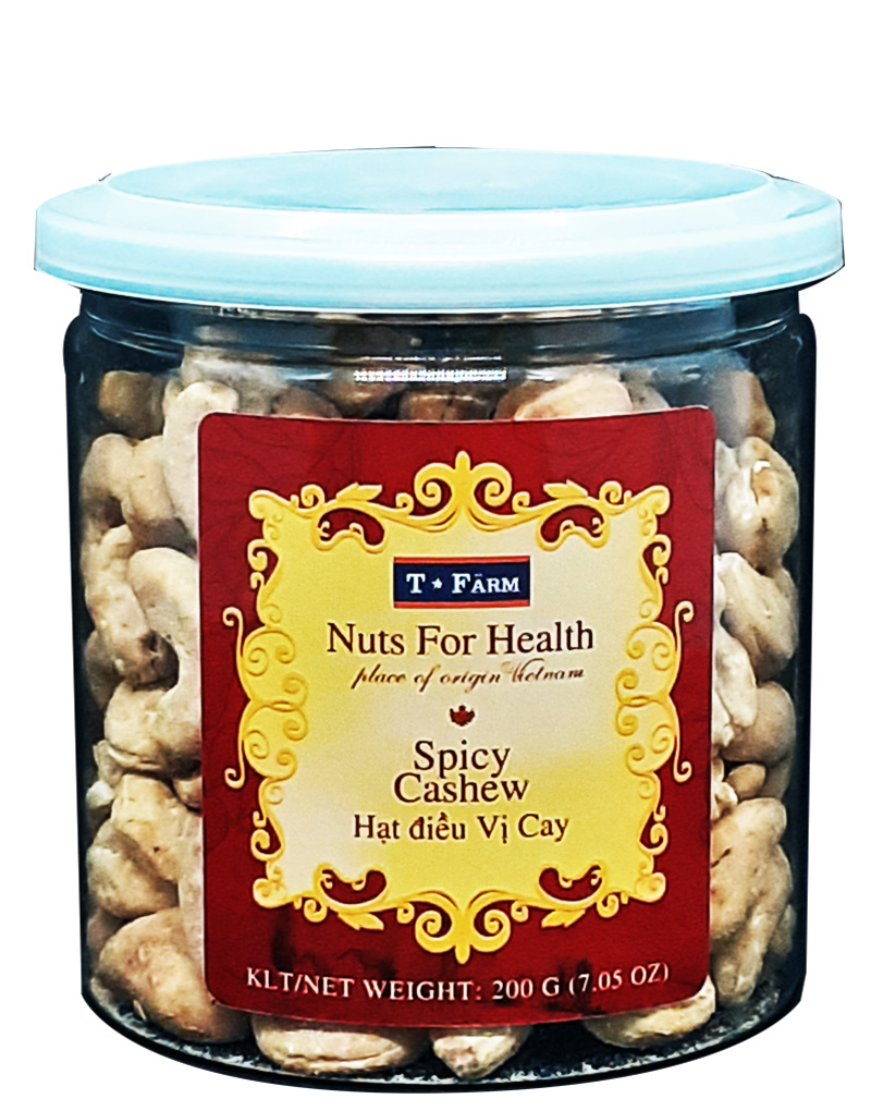 Nut & Kernel Snacks Good Taste Low MOQ Support Reasonable Price Export SPICY CASHEW 200gr Vietnam HACCP Certification
