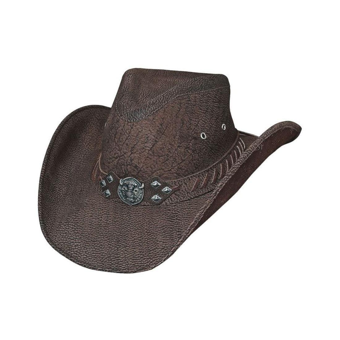 Hot Sale Pure Leather Hat European Style High Demanded Adventurous Cowboy Hat Genuine Quality Festivals Wear Leather Hats