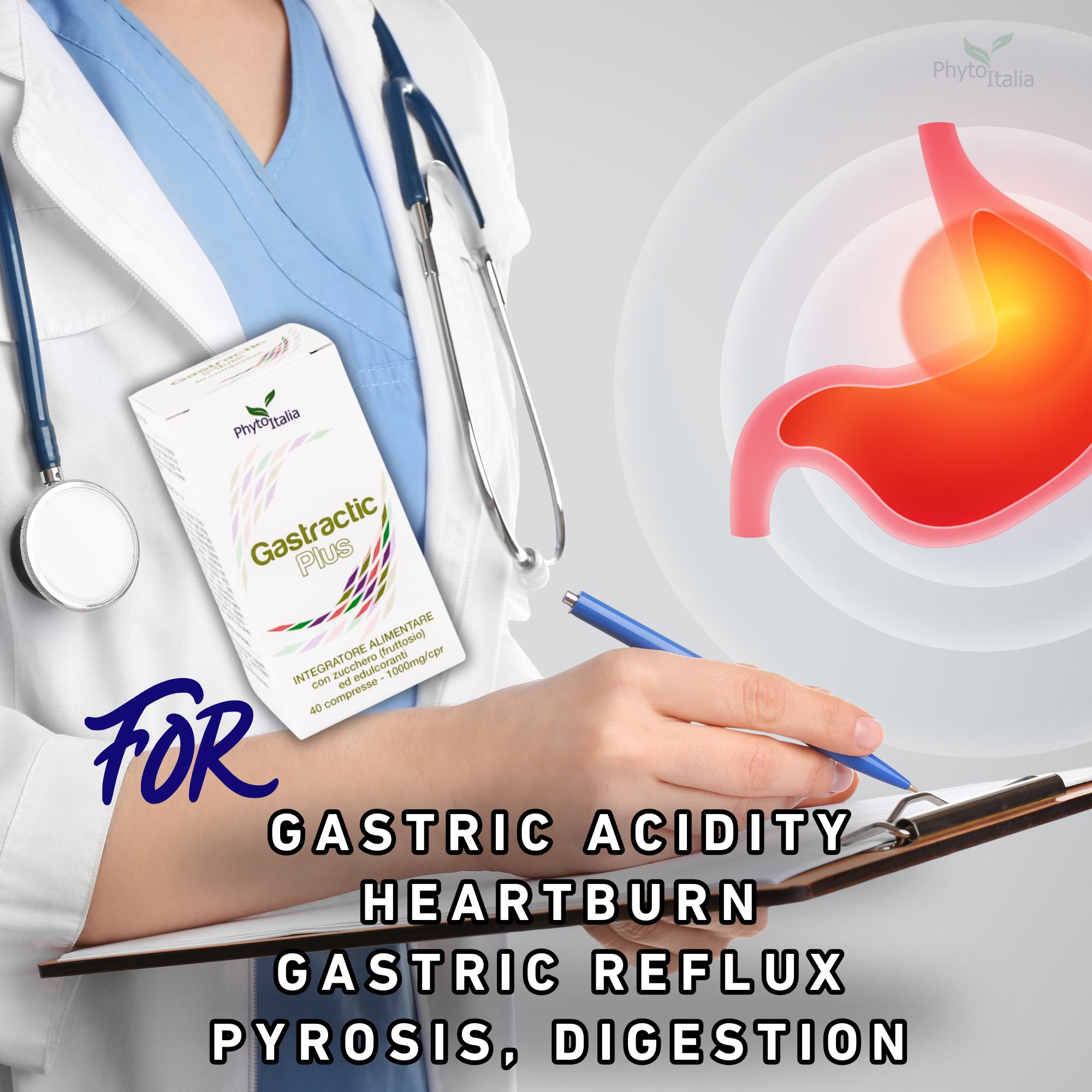 Best Italian Quality Gastractic Plus 40 Chewable Tablets Chios Mastic For Gastric Acidity Heartburn Gastric Reflux