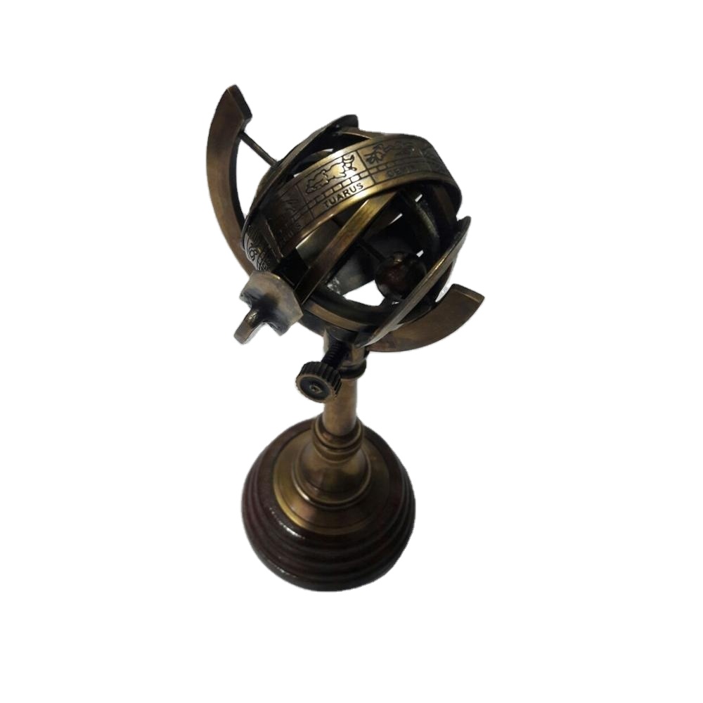 Латунная антикварная отделка ARMILLARY GLOBE, оптовая продажа, изготовленный на заказ, домашний декор, роскошная металлическая 3d модель глобуса