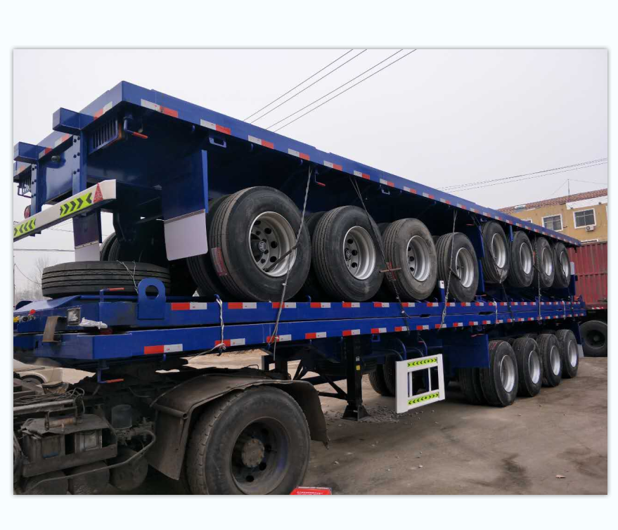 Китайский новый 16Tires12R22. Чехлы для айфонов 5 5 тонн 50000 кг., 4 дюйма, осевой контейнер платформа полуприцеп в продаже