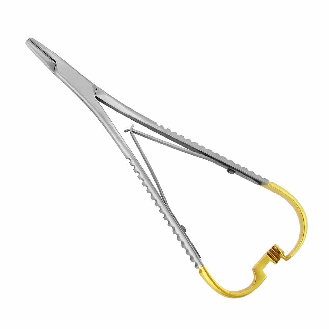 Narrow Elastic Placing Mathieu Pliers (Needle Holder)