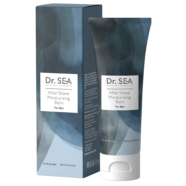 Dr.Sea Cosmetics After Shave Moistursing Balm With Q10 Omega 3 and Dead Sea minerals Soothing Men's Skin Care Face Balm