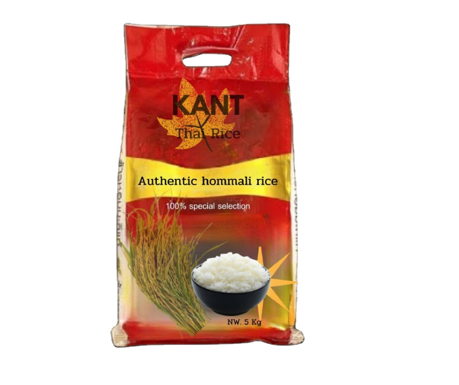 Hommali Jasmine KANT Тайский рис 5 кг Тайский рис премиум класса из Таиланда экспортный сорт