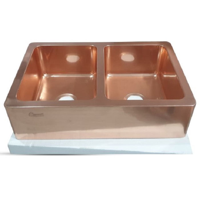 Best Quality Multifunctional Double Bowl Copper Sink Kitchen Use from Indian Exporter with Best Price