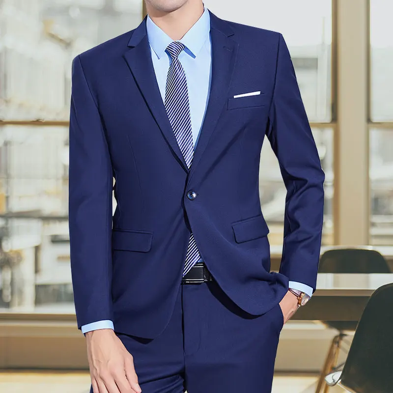 Business Classic Men Suits Costume Homme Formal Male Suit Jacket Wedding Groom Tuxedo Blazer Suit for Men