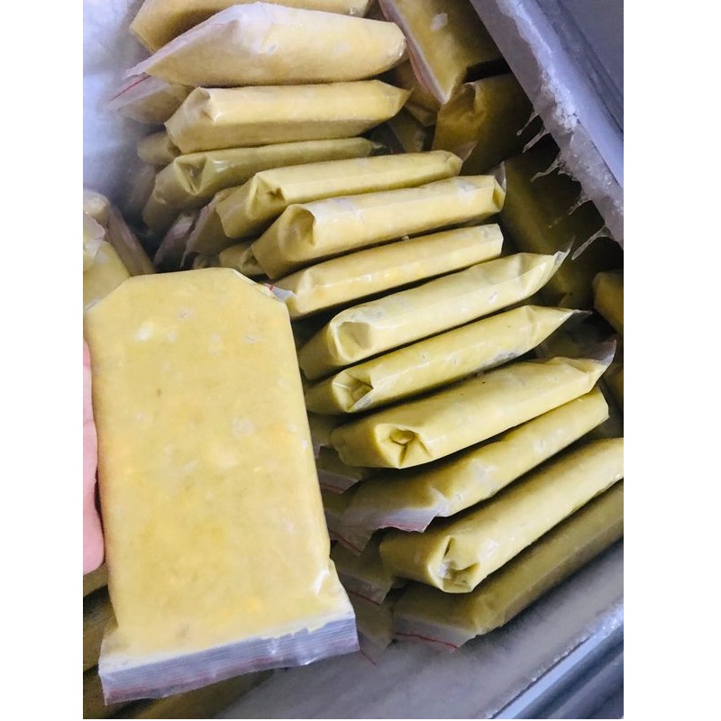 Brix от 25 до 35% ISO, сертификация HACCP 100% дуриан натуральный желтый цвет замороженная дуриан пюре из Вьетнама