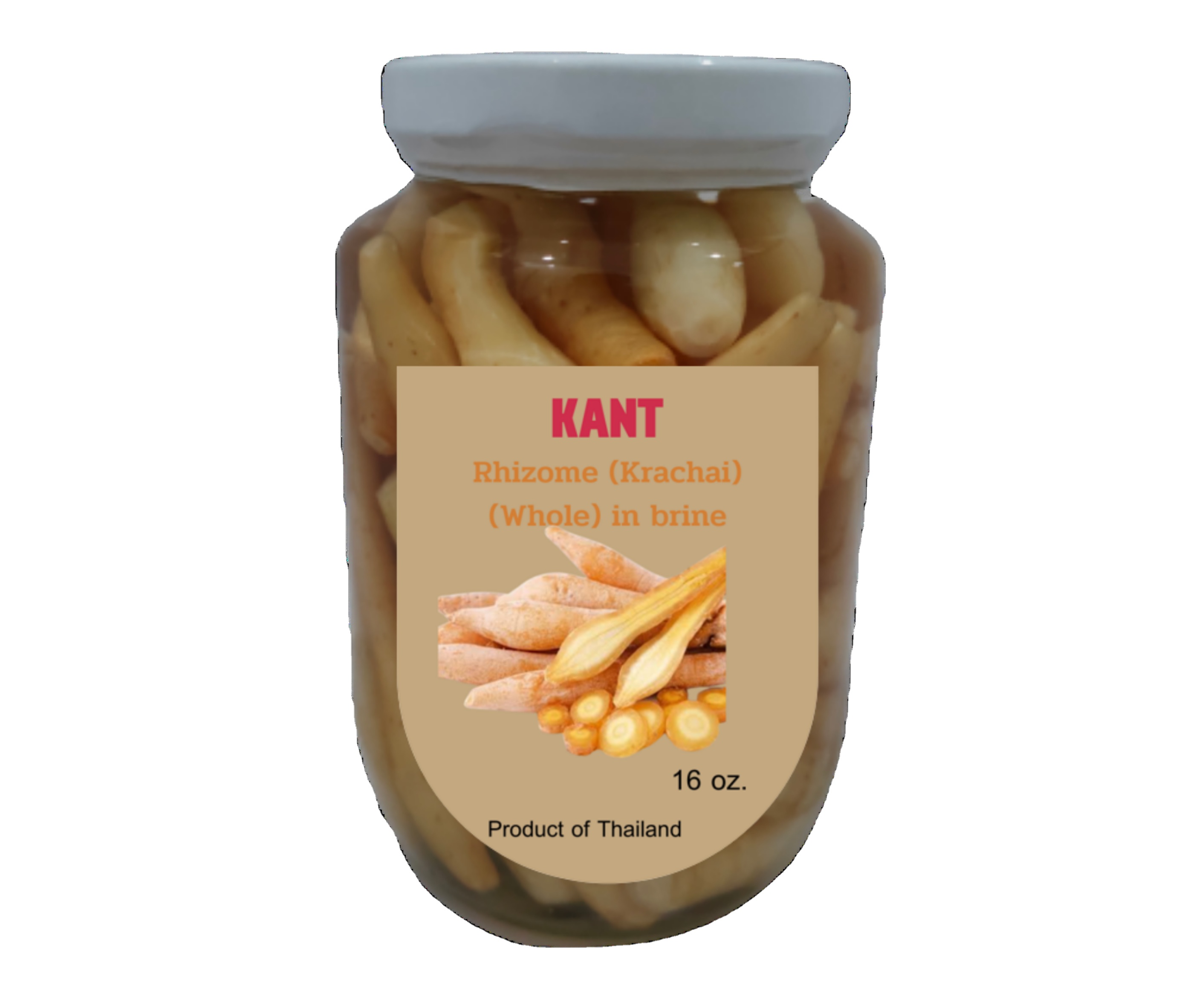 KANT rhizome krachai, полностью в рассоле, свежие травы, продукт из Таиланда, специи, травы, напитки, премиум