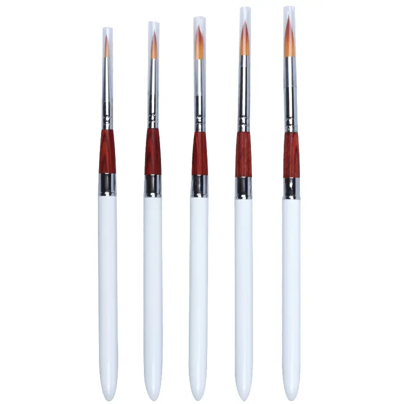 Top One Brush Factory Wholesale Travel Paint Brush Set Paint Brush Round Sizes with Private Label