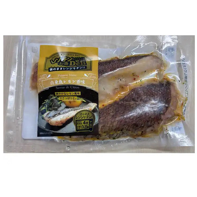 Wholesale Microwave White Fish Deli Lemon Seasoning Japanese Seafood