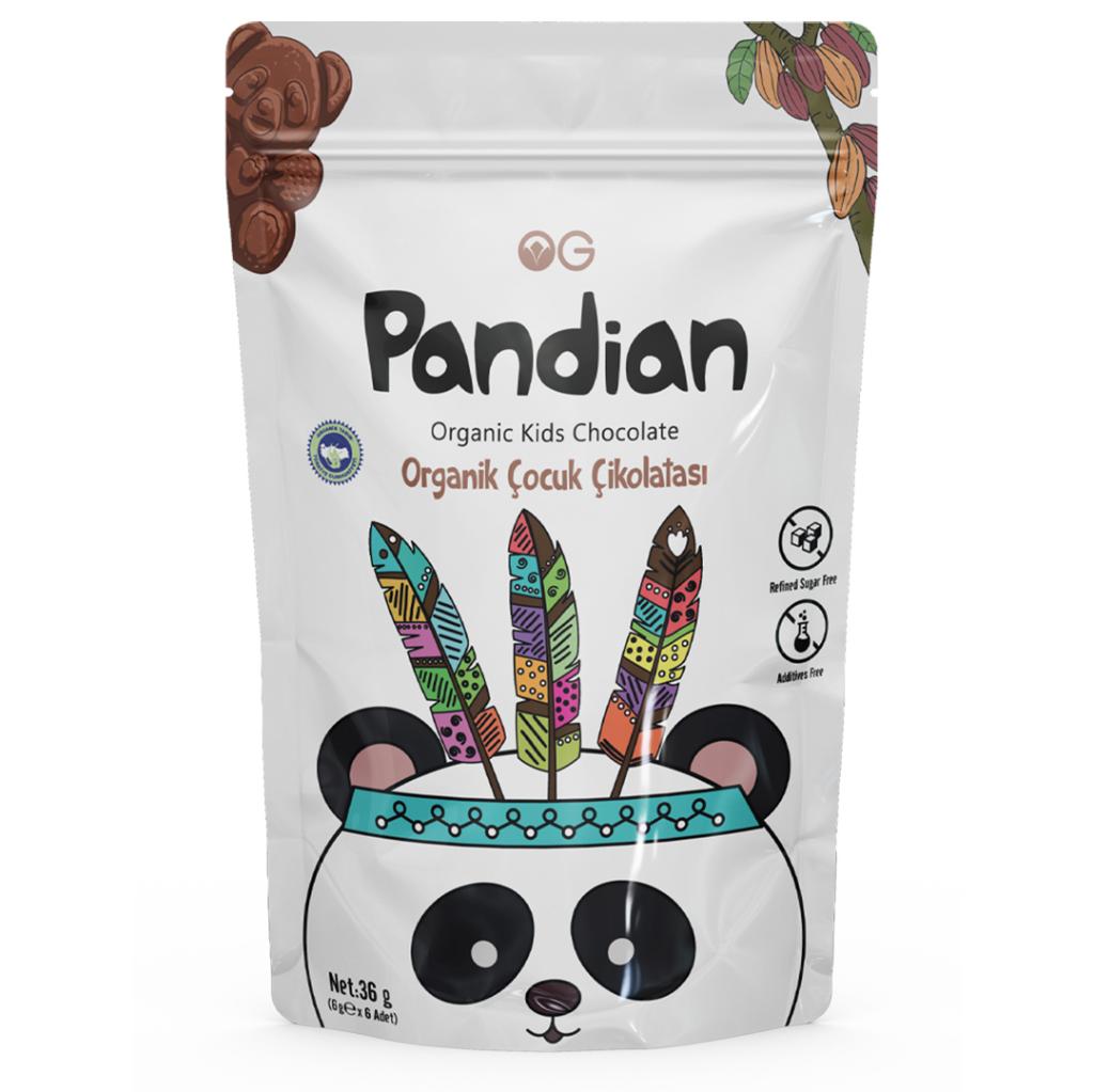 Pandian Organic Children's Chocolate 36 Gr High Quality Organic Baby Chocolate Healty Cookies Best Price from Turkey
