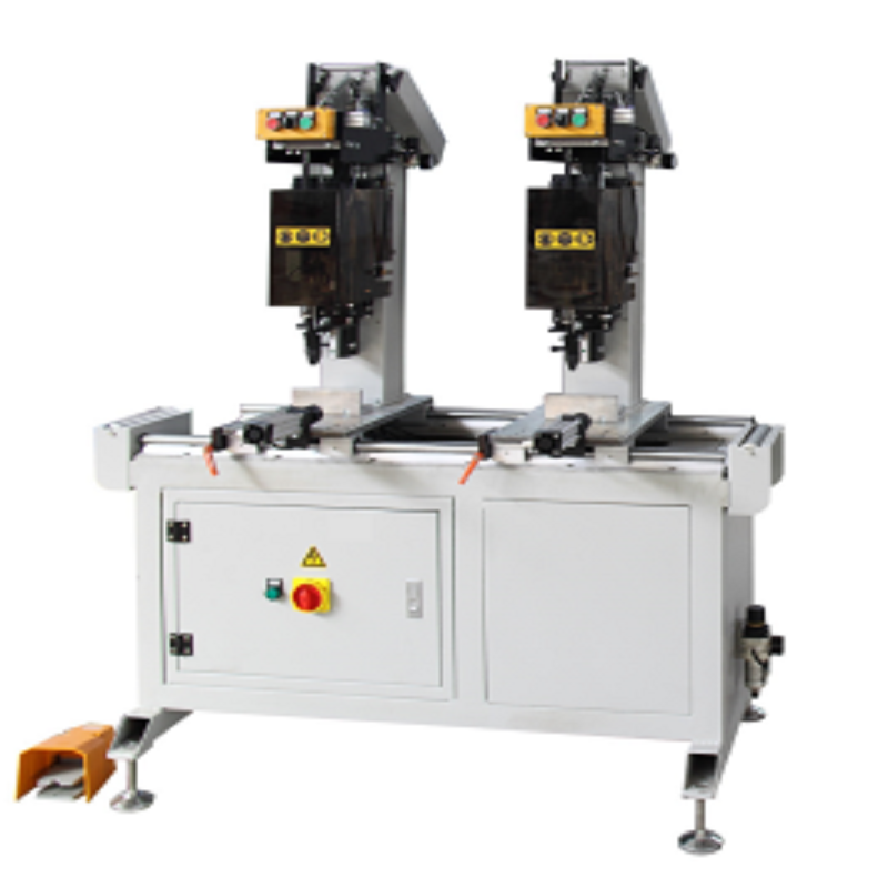 easy operation two head screw fastening machine for pvc plastic window frame making