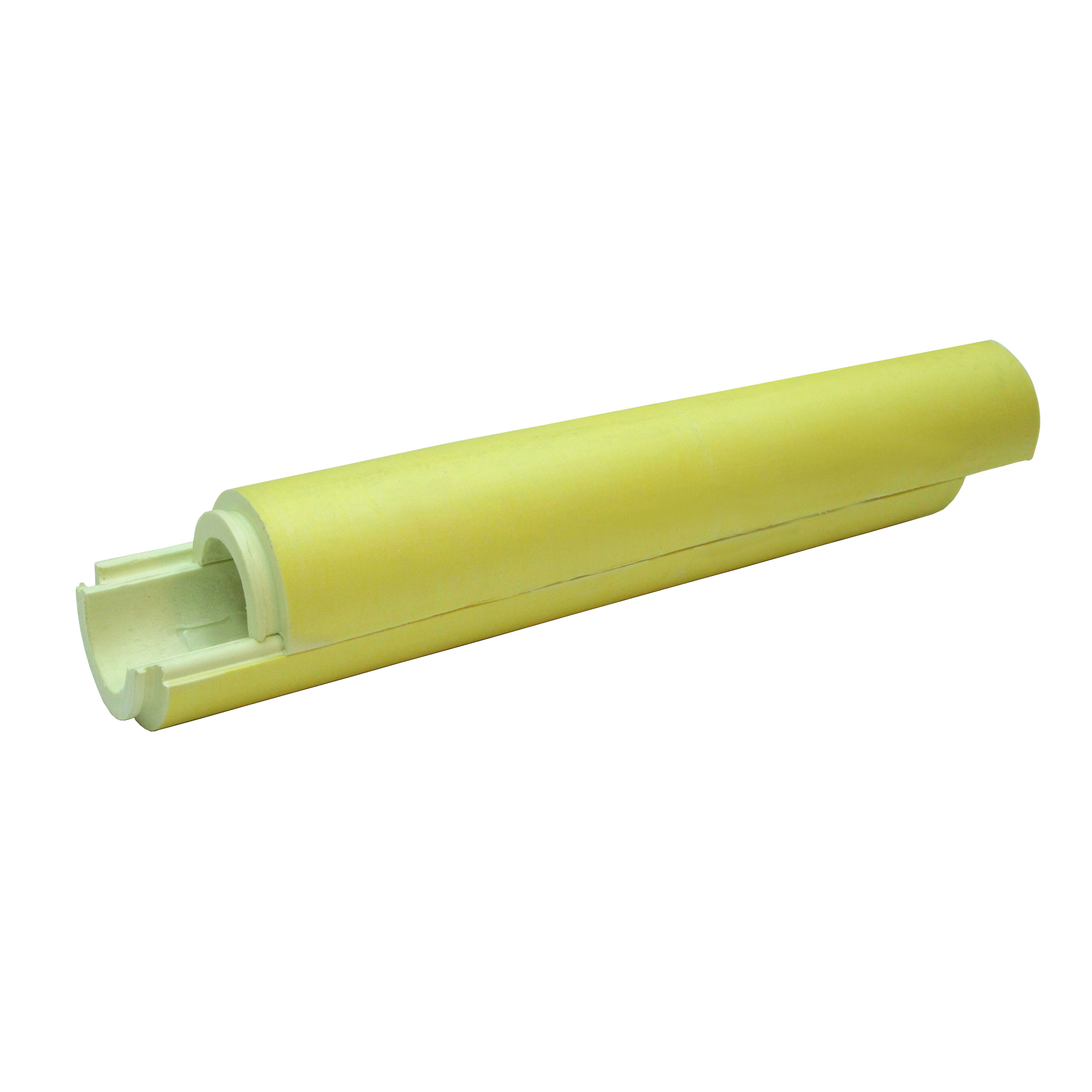 PPU Shell Mr.Pipeks with Fiberglass Coating Plastic Pipe for Insulation Polyurethane Foam Shell