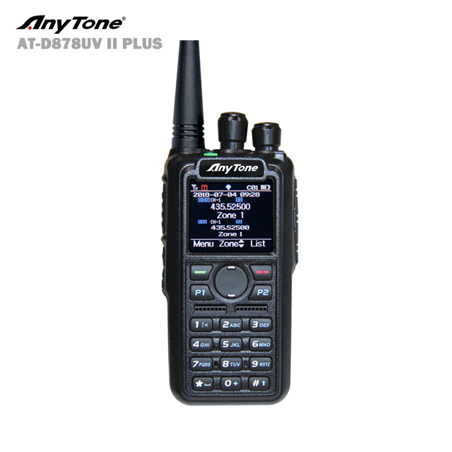 Anytone AT-D878UVII плюс DMR аналоговый радио GPS APRS RX и TX домашнее радио двухдиапазонный УКВ/UHF иди и болтай walkie talkie