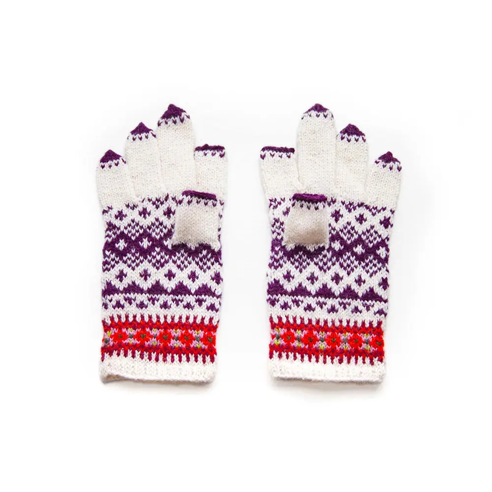 Customized Color Design  Winter Full Finger Gloves In Stock Winter Full Finger Gloves