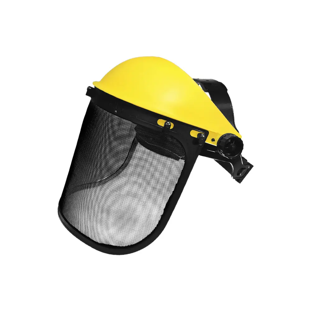 F001 CE & ANSI AS NZS safety equipment ppe face protection industrial plastic wire mesh helmet face shields personal protective