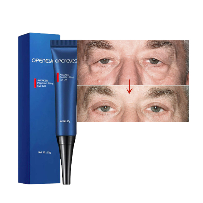 OPENEYES Hot Sell Beauty Skin Care 15g Day Night Men's Eye Cream Fades Fine Lines Retinol Improves Dark Circles Eyes Cream
