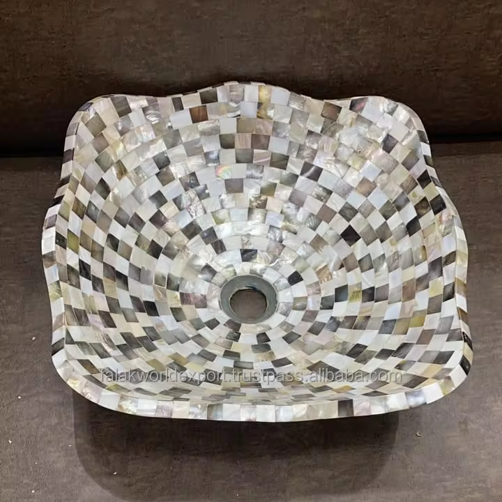 Wash Sink Granite Laundry Sink With Wash Board Bathroom Sinks Real Mop Mother Of Pearl Wash Basin From India