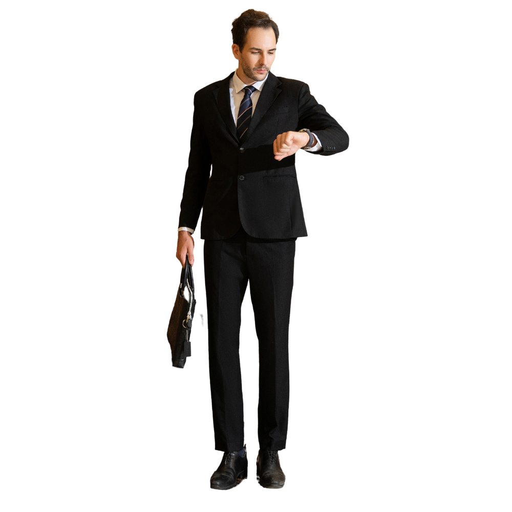 High - End Men's Suits Elegant Design Material Perfectly Flattering Versatile For Important Occasions And Office
