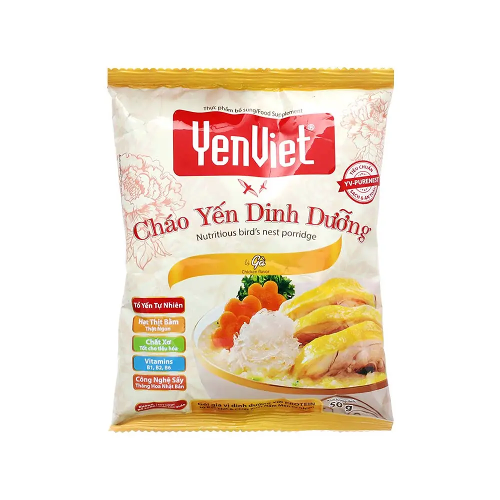 Wholesale Delicious Yen Viet Chicken Instant Porridge 50gx30bags from Vietnam Best Supplier -  Reasonable Price instant soup