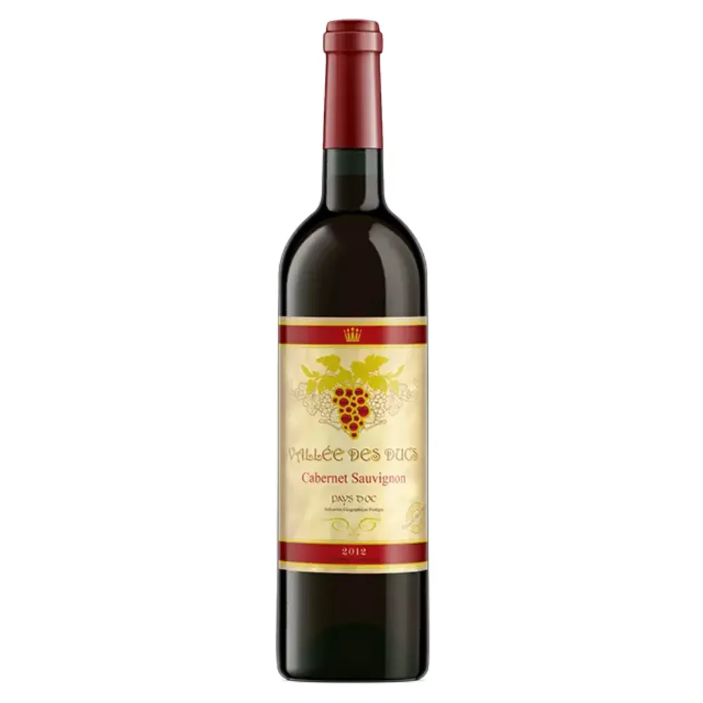 Factory Direct Supply Cabernet Sauvignon French Wine Vallee Des Ducs 750ML at Reasonable Price