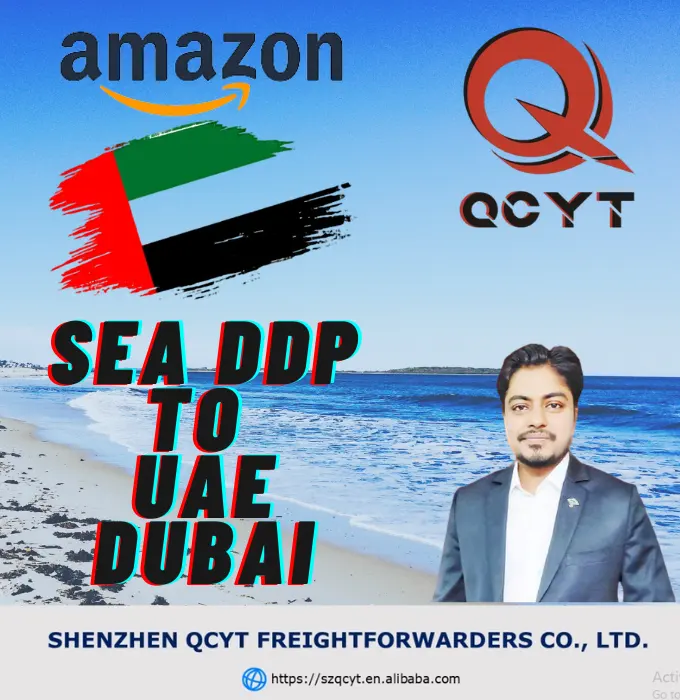 Best inexpensive shipping cost from China to Dubai UAE Canada UK USA Amazon door to door service  by SEA AIR  cargo