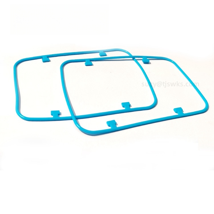 SWKS Manufacture Free Sample Custom NBR EPDM FKM VMQ Silicone Rubber Flat Gasket Sealing Ring