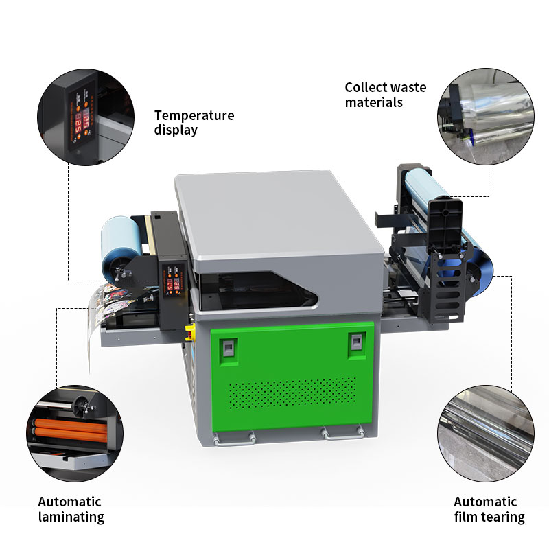 Lingya High Quality A2 / A3 / A4 Size UV Flatbed Printer For Phone Case/Gifts/Pen/Ball/Bottle Printing 30cm UV DTFprinterAB Film