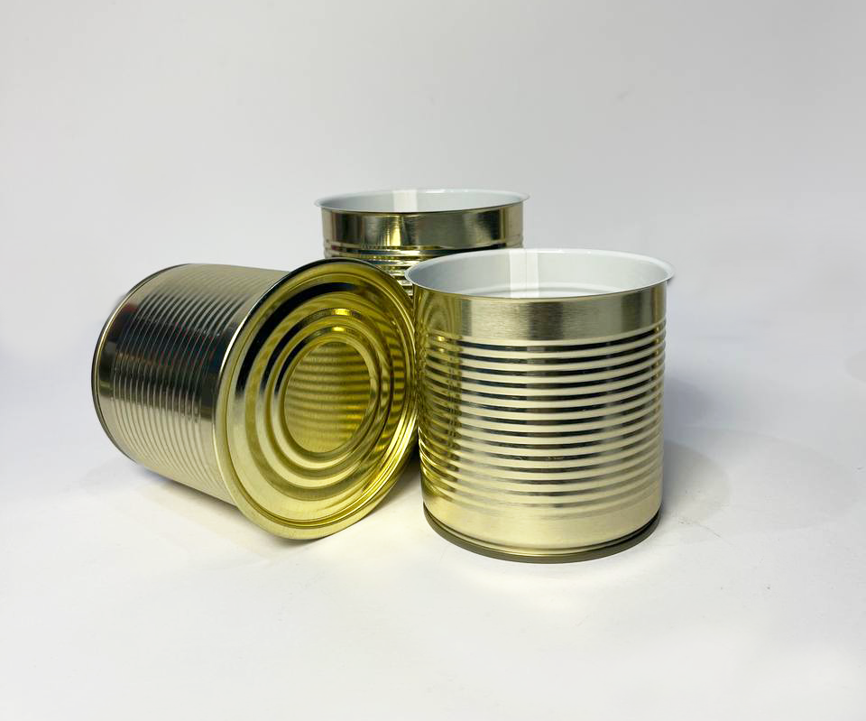 Tinplate Empty #7 #10 #46 #300 #307 #401 #502 cans For Food Boxes With Ring Pulled Open Lid