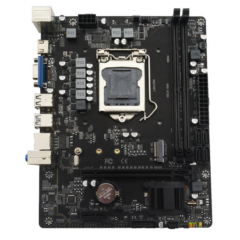 Фабрика Оптовая Высокое Качество H510 1200 Core i7 i5 i3 M.2 Двойной DDR4 Компьютер Настольный Материнская Плата