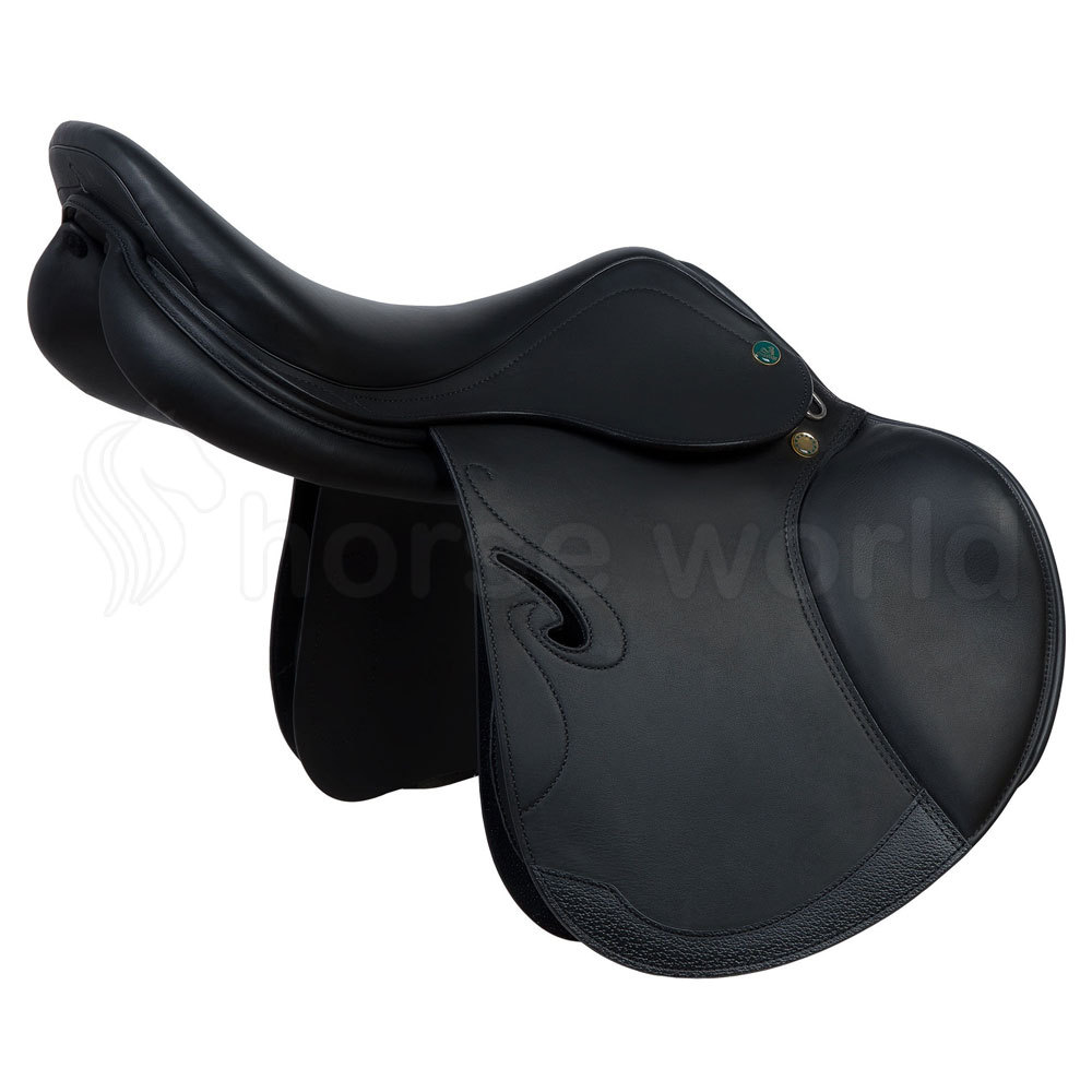 Best Selling High Quality Leather Race Saddle Custom Logo Shining Jumper for Horse Riding Wholesale Best Seller