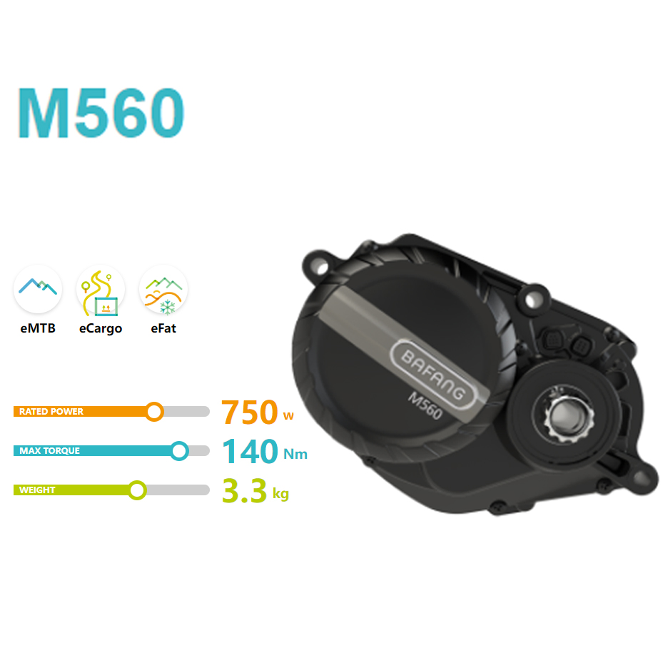 Мотор для электровелосипеда Bafang M560, 48 В, 750 Вт, двигатель MM G5300.250/500/750.C, новая версия M600, средний приводной мотор, комплект для электровелосипеда 3,3 нм, кг
