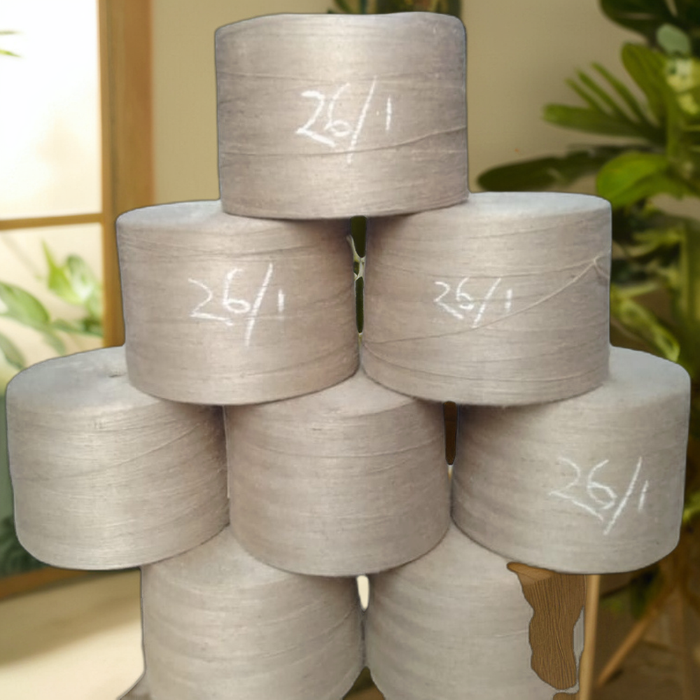 High Quality 100% Recycled Jute Yarn 26LBS/1PLY from Bangladesh for Knitting Weaving Sewing and Hand Knitting