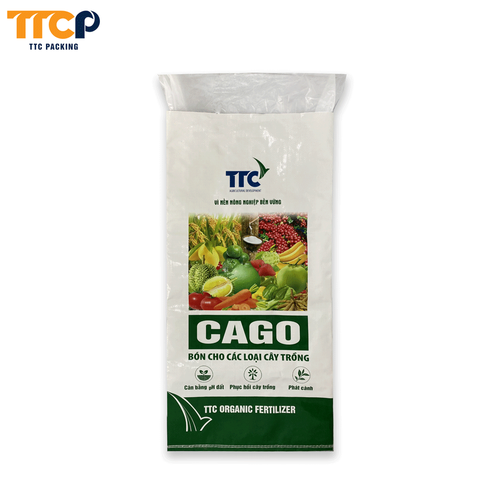 Vietnam OEM 25kg 50kg sacks/bags laminated - OPP Film bag for fertilizer chemical packaging with PE Inner Liner