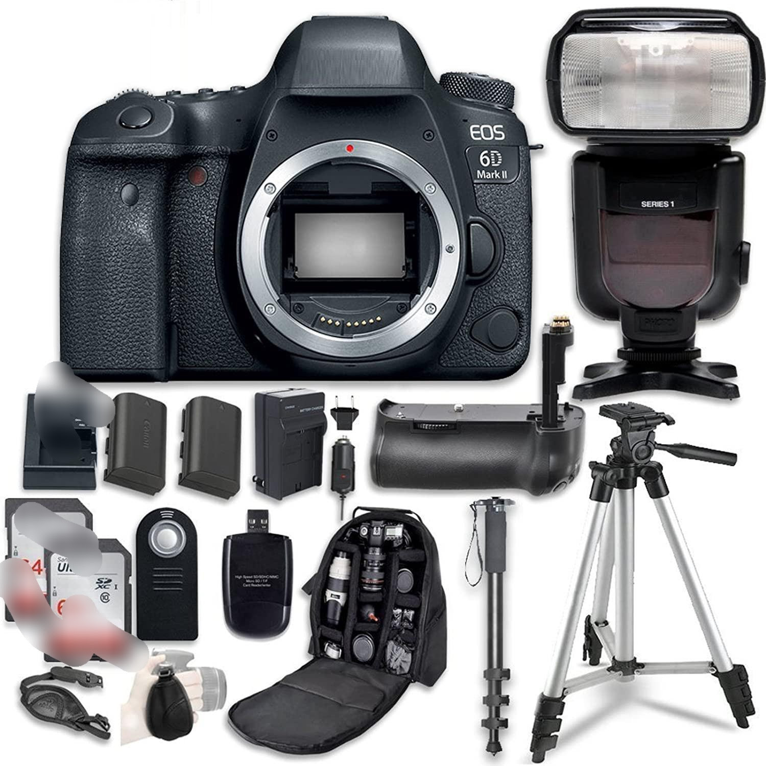 Оптовая продажа цифровых зеркальных камер EOS 6D 5D Mark II с объективом EF 24-105 мм USM, с поддержкой Wi-Fi и комплектом.