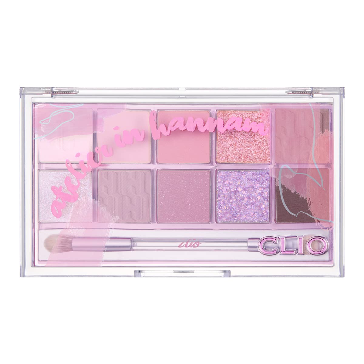 Korean Cosmetic CLIO Pro Eye Shadow Palette Matte Shimmer Eyeshadow Glitter Eye makeup / Free Shipping