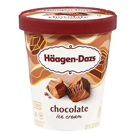 Заводская поставка, оптовая цена, высокое качество, шоколадное мороженое Haagen Dazs, доступно для продажи