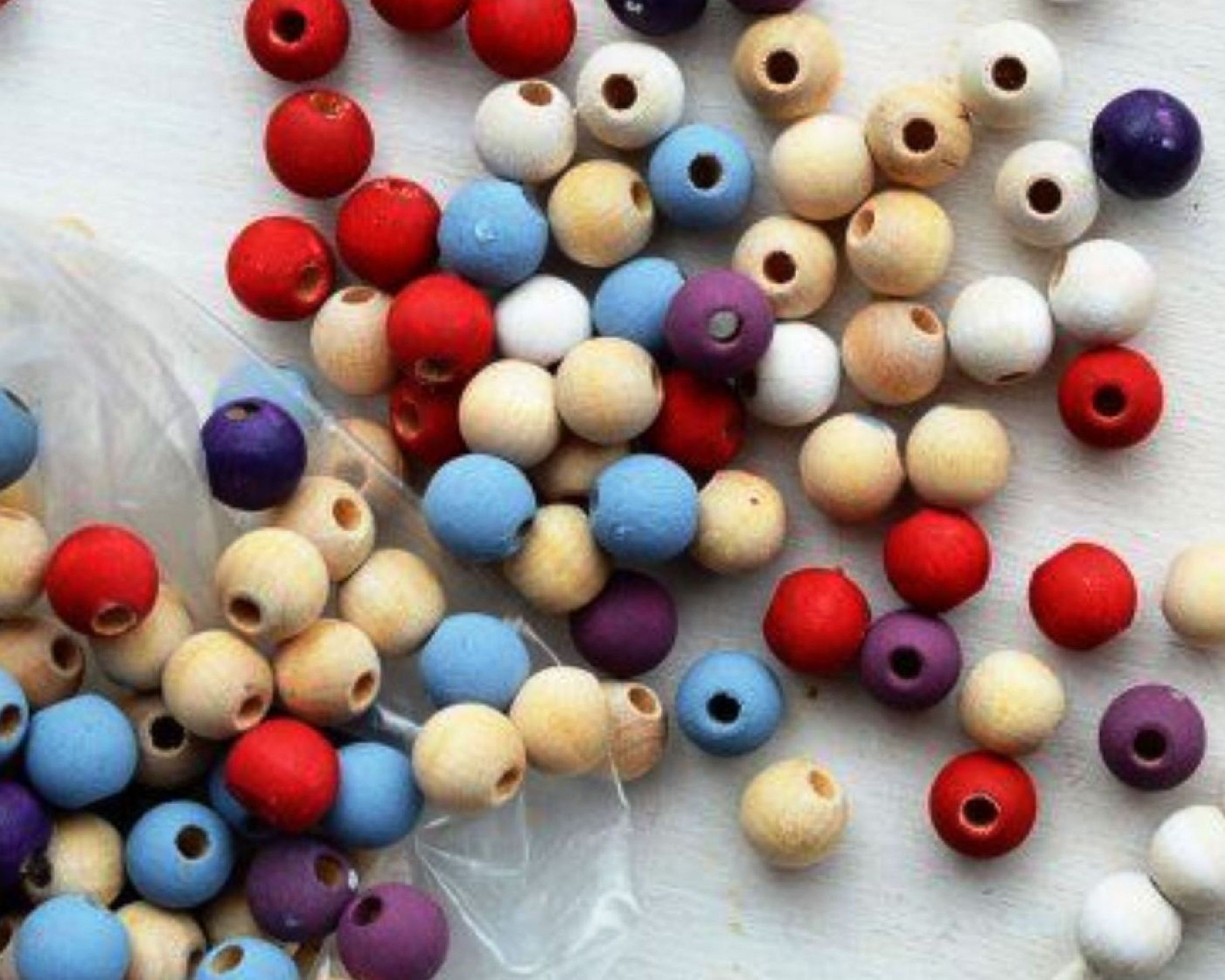The best technique for painting wooden beads with acrylic paint Custom Colored shaped sized Wooden Beads Made In India