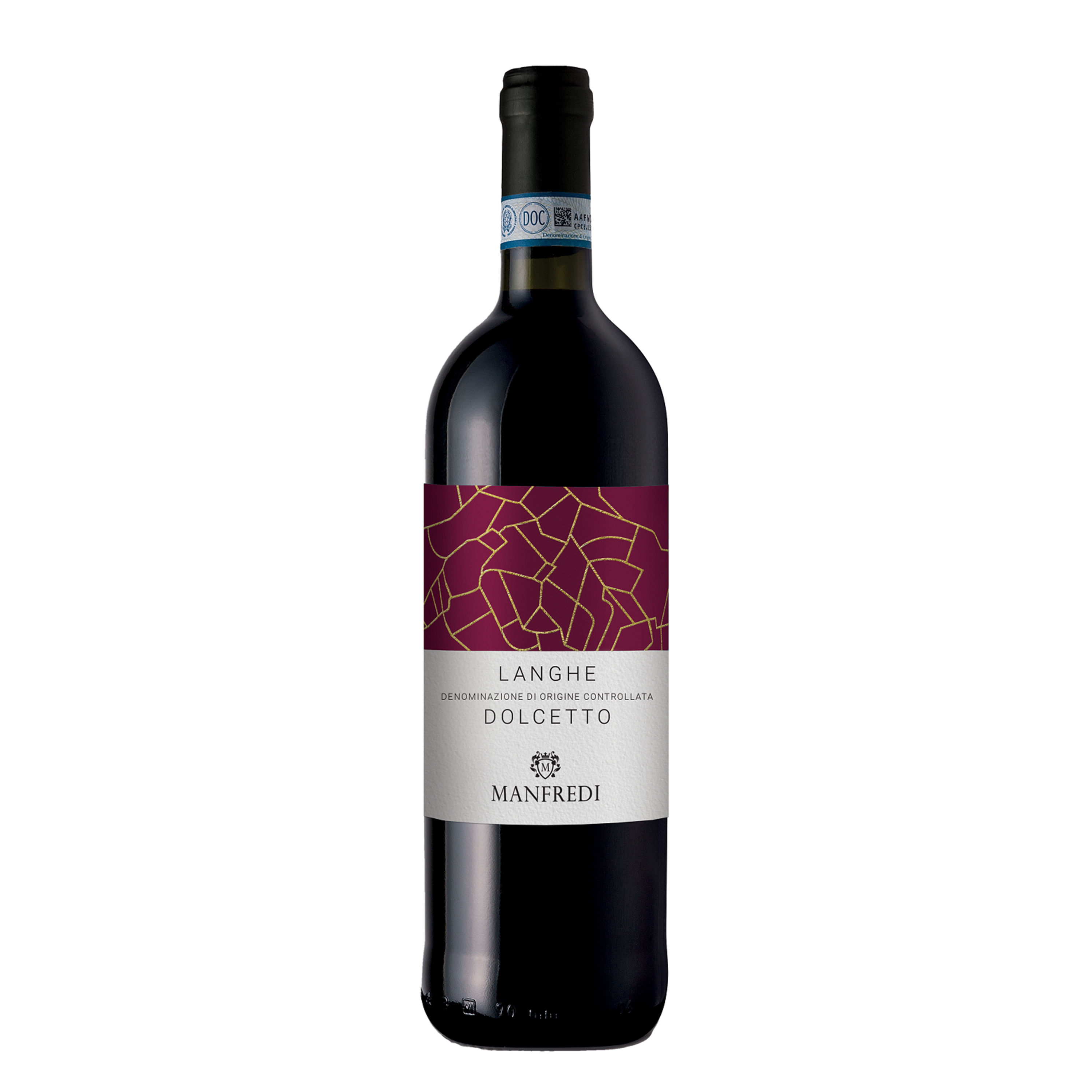 Langhe doc Dolcetto 2022, встраиваемая, легко пить красное вино, стеклянная бутылка 75 cl для экспорта